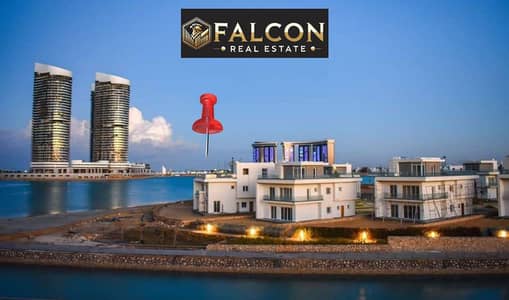 باقل سعر فيلا Stand-alone صف اول لاجون+ SEA VIEW  في مزارين - العلمين الجديده [Limited Unit] امام ابراج العلمين ! دقايق من مراسي و هاسيندا