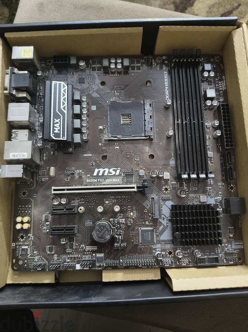 MSI b450 pro vdh max 1