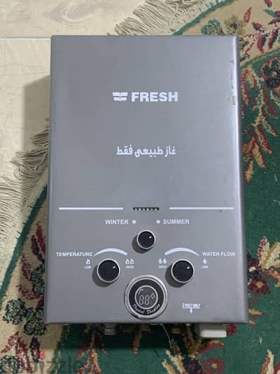 سخان فريش غاز ٦ لتر للبيع