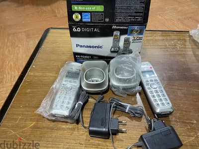 تليفون لاسلكي Panasonic KX-TG4021 الأصلي – زيرو