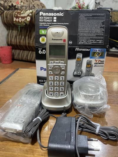 تليفون لاسلكي Panasonic KX-TG4021 الأصلي – زيرو