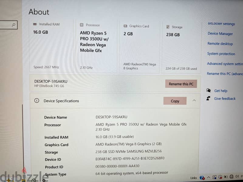 Hp elitebook g6 6