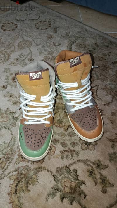 Air Jordan 1 High "Voodoo" - استعمال أسبوع مقاس ٤٥ بحالة الزيرو
