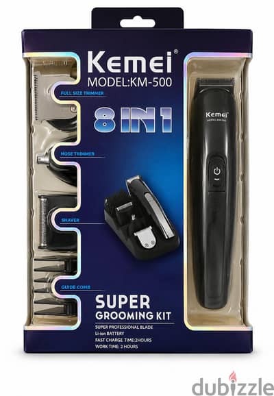 ماكينة حلاقة Kemei 8×1