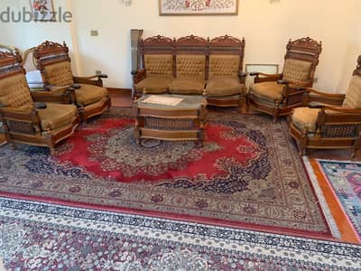 انتريه ارابيسك خشب زان