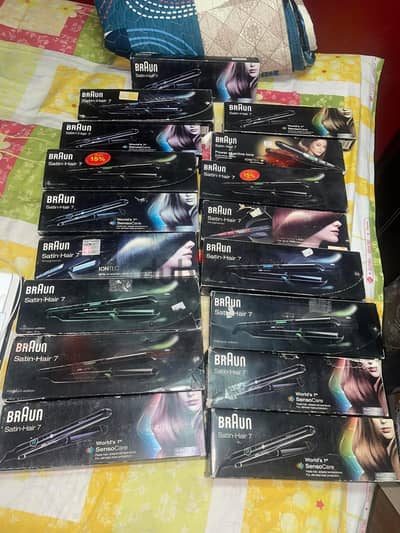 مكواة شعر براون Braun Satin Hair 7 - أصلية وجديدة (حالة الزيرو)