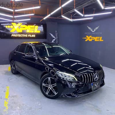 Mercedes-Benz C180 2020- أفنجارد مالك أول فابريكا بالكامل صيانات توكيل