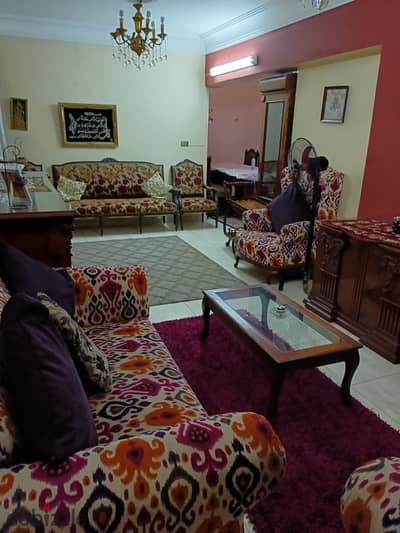 Apartment 160m, Super Lux finishes, on Al-Nuzha Street in front of St. Fatima Church.