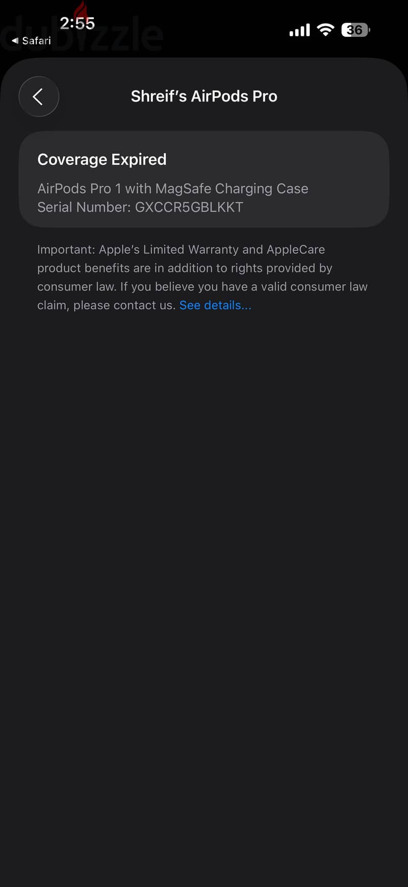 Air pod pro 1 6