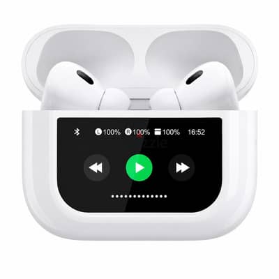 سماعة AirPods A9 اللاسلكية بشاشة لمس – جودة صوت عالية