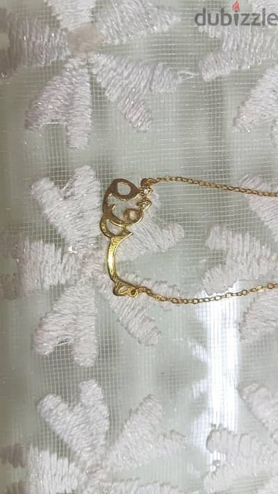 سلسله فضه بيور إيطالي مطليه ذهب 21 عيار ٩٢٥  مطلية دهب عيار ٢١