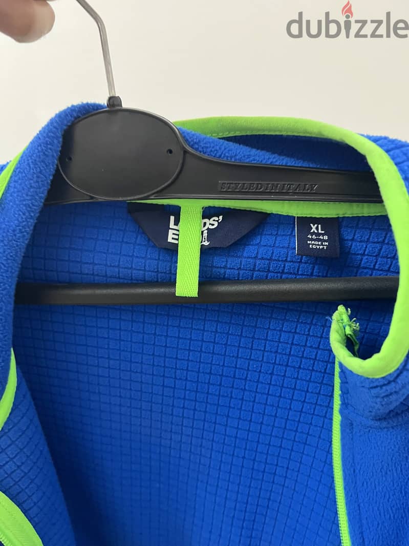 Land end blue jacket 1