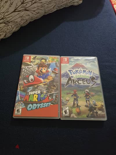 Nintendo switch mario and pokemon