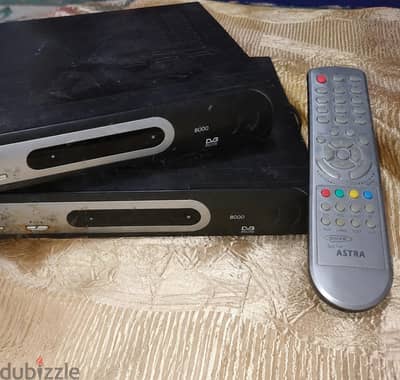 رسيفر ASTRA 8000 بحالة ممتازة