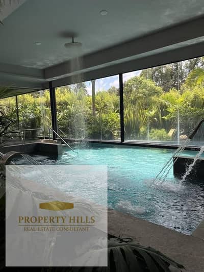 Independent villa with complete privacy for 1,800,000 in the finest and most upscale compound, Full Landscape, exclusively from the most distinguished developers, Al-Qamzi, next to Sodic Compound and the road