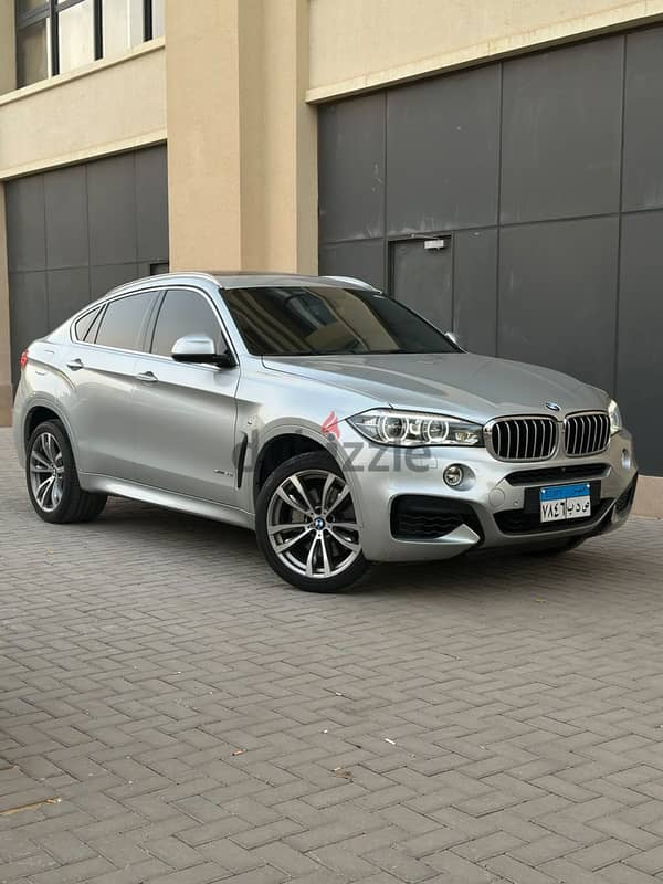 BMW X6 2018 Msport الوحيده ف مصر ٦٠ الف كيلو