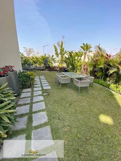 Duplex with a garden for sale in Valeria Compound; amazing location directly on Gamal Abdel Nasser Axis.