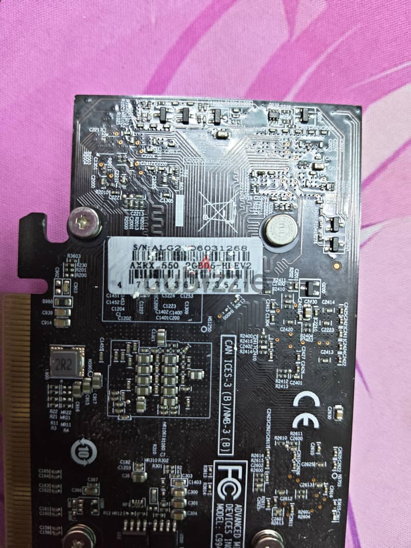 amd Radeon rx550 2 gb 4