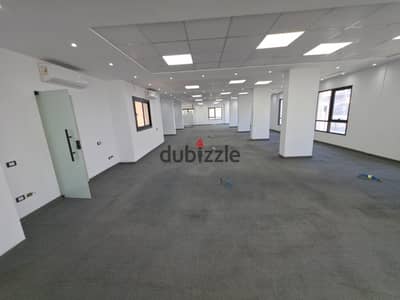600 m distinguished office space in the strongest administrative building on the Maadi Ring Road for major companies