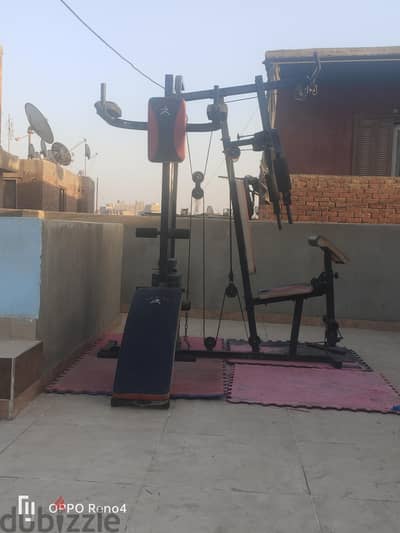 للبيع جهاز مالتى چيم مستعمل استعمال خفيف و تريد ميل مشاية زيرو