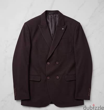 بليزر رجالي دبل بريست (Double Breasted) ماركة Town Team - مقاس 2XL
