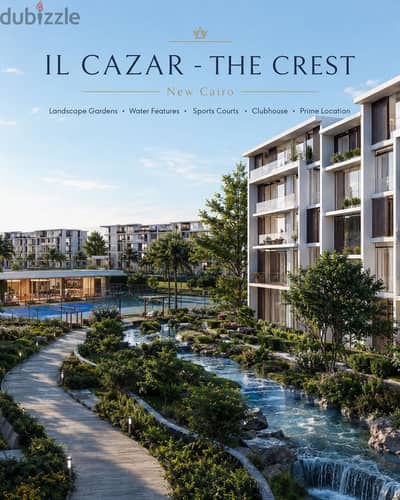 The Crest 160 SQM | 3BR Bahri | Gardens & Water Features View