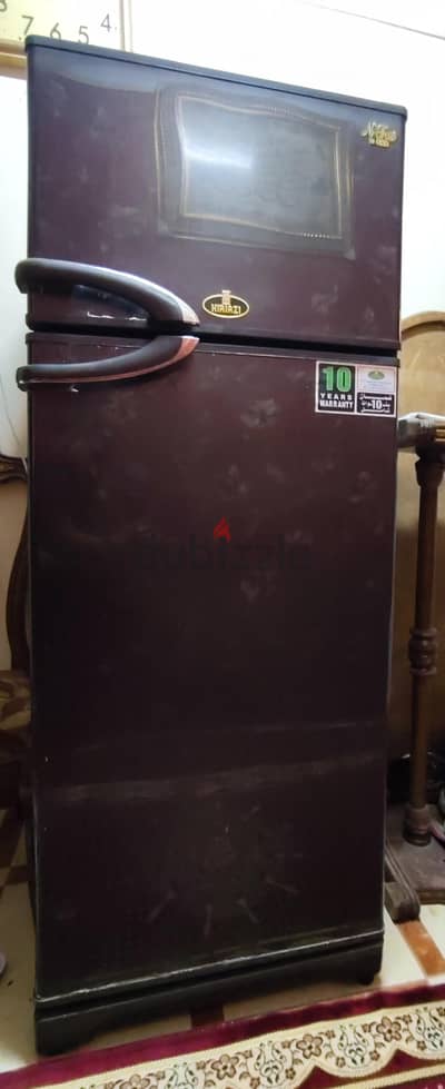 ثلاجه كريازى بريمير أسود يد اسطوانية KH370 LN