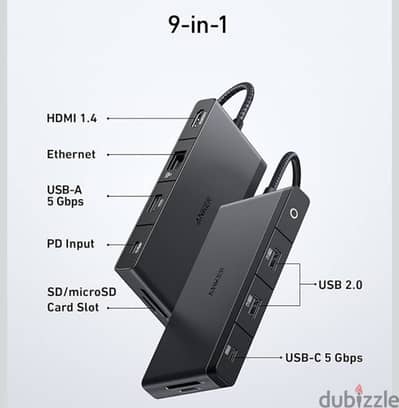 MacBook anker usb hub 9 in 1 like new one