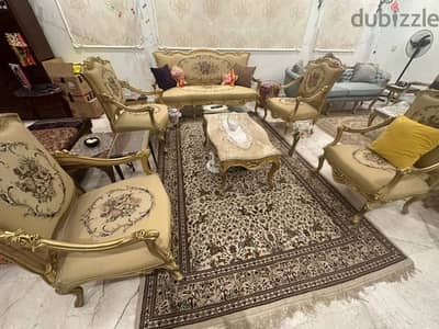 صالون مذهب من القاضي استعمال خفيف