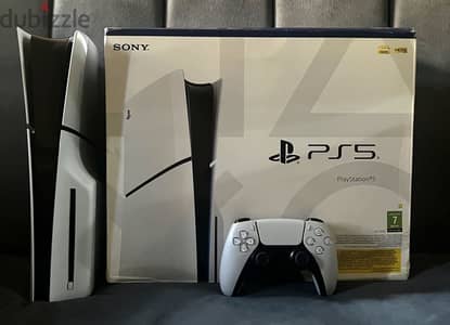 PS5 Slim CD كسر زيرو استخدام ٣ شهور فقط بالكرتونه والضمان