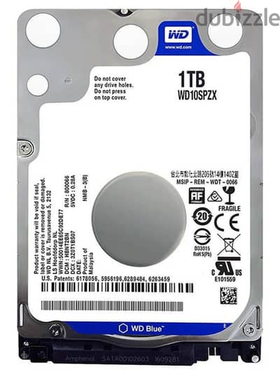هارد لاب توب WD Blue سعة 1 تيرا (1000 جيجا)
