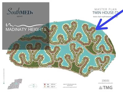 Exceptional investment opportunity at the launch prices | Twin Villa opportunity for sale in South Med ​Own now a first-row villa with a direct enchanting view of the sea and lagoon in the strongest projects of Talaat Moustafa Group on the North Coast, with extended payment system and features that will not be repeated.  ​ Unit details