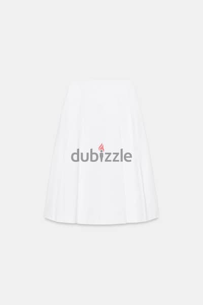 Zara Pleated Midi Skirt New with Tag