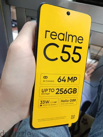 realme c55 زيرو متفتحش