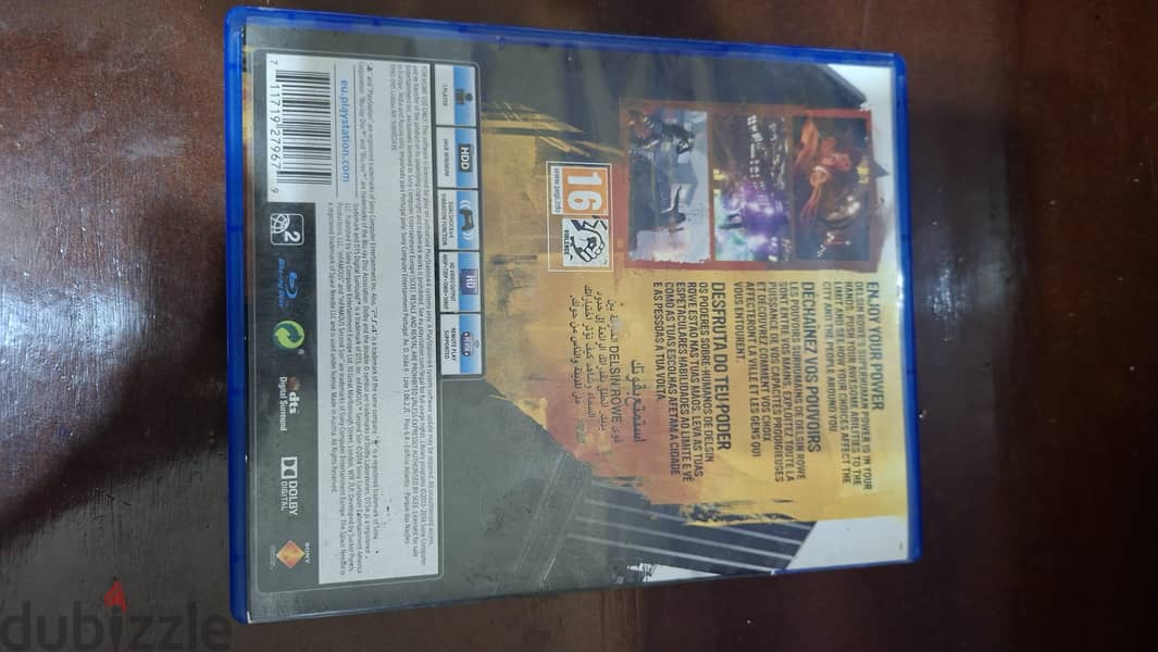 inFamous: Second Son PS4/PS5 CD/Disc. 1