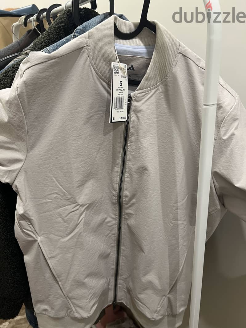 Adidas golf Full zip heavy jacket 1