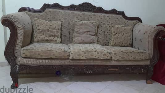 صالون 2كنبه 2 كورسي حاله جيدا ونيش