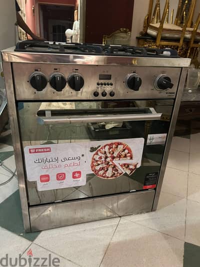 بوتجاز فريش ٤ شعله و فرن وشوايه واير فراير
