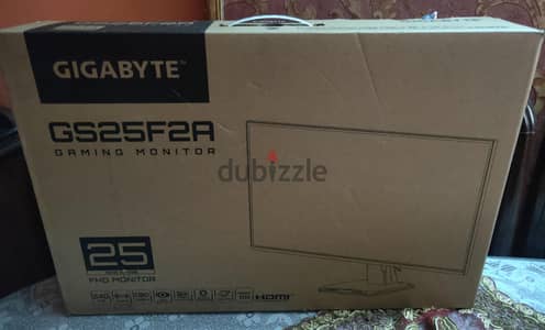 شاشه GIGABYTE IPS  25 inch بتردد 240hz