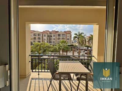 117m² finished apartment for sale in the fully inhabited Regents Park compound (Golden Square, Fifth Settlement/New Cairo); installment plan available