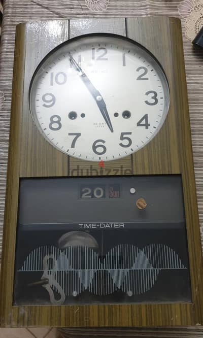 ساعه حائط seiko Japan 30 day اصليه ياباني ميكانيكيه-باندول و دقات