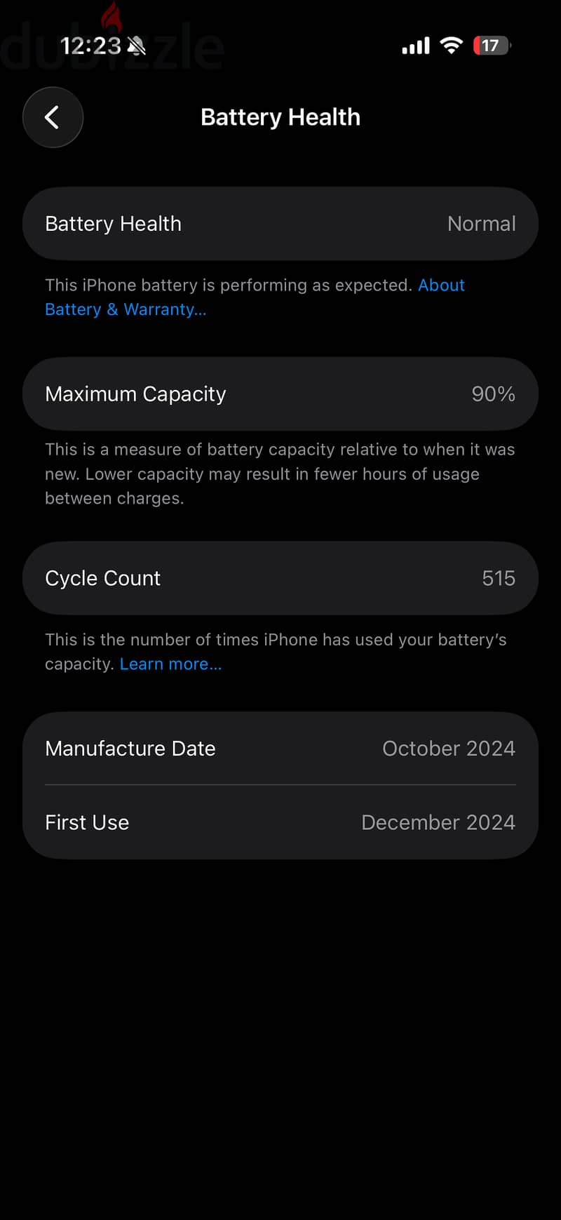 iPhone 16 pro 256gb 90% battery 4