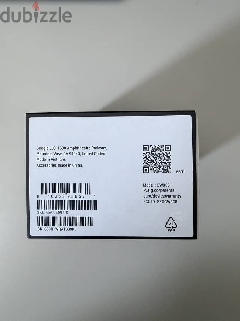 Google Fitbit Air - NEW 2