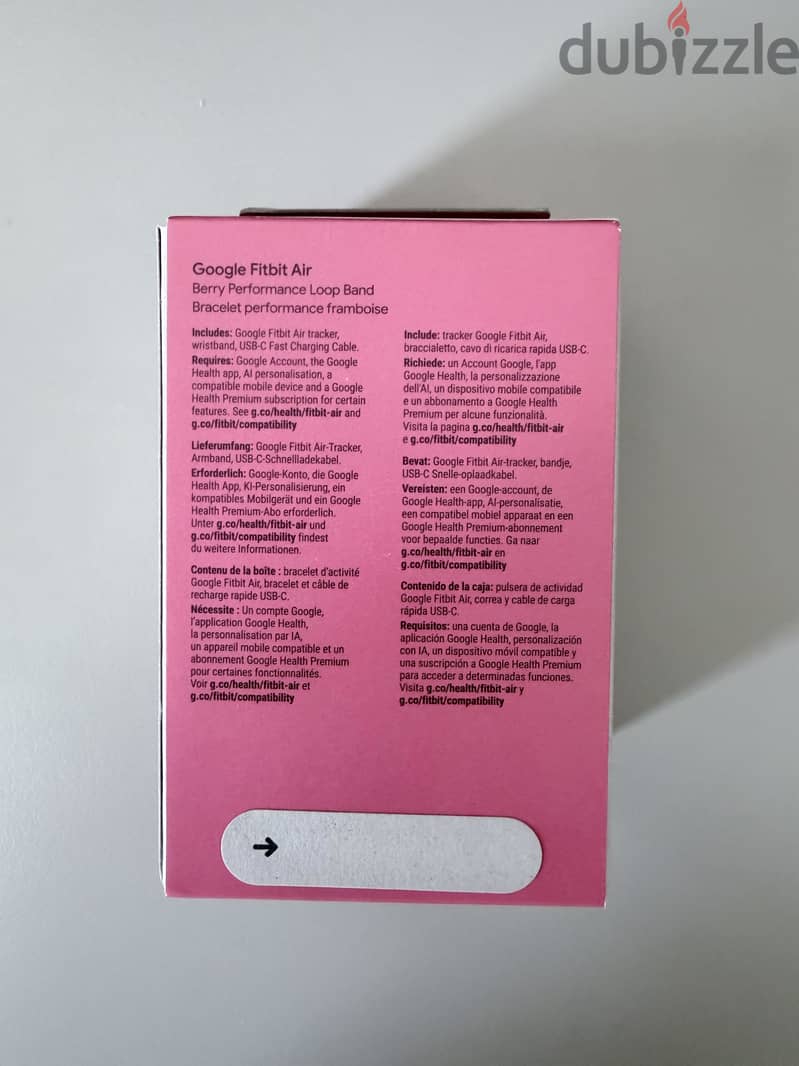 Google Fitbit Air - NEW 1