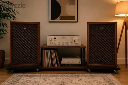 Stereo Amplifier Pioneer A-60 with 2 speakers Sonics