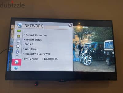 شاشة Led  LG *سمارت*٤٢" فل اتش دي (FHD ) استخدام  خفيف بدون إصلاحات