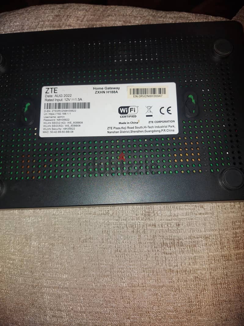 We  ZTE ROUTER 1