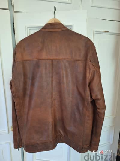 leather jacket used very less