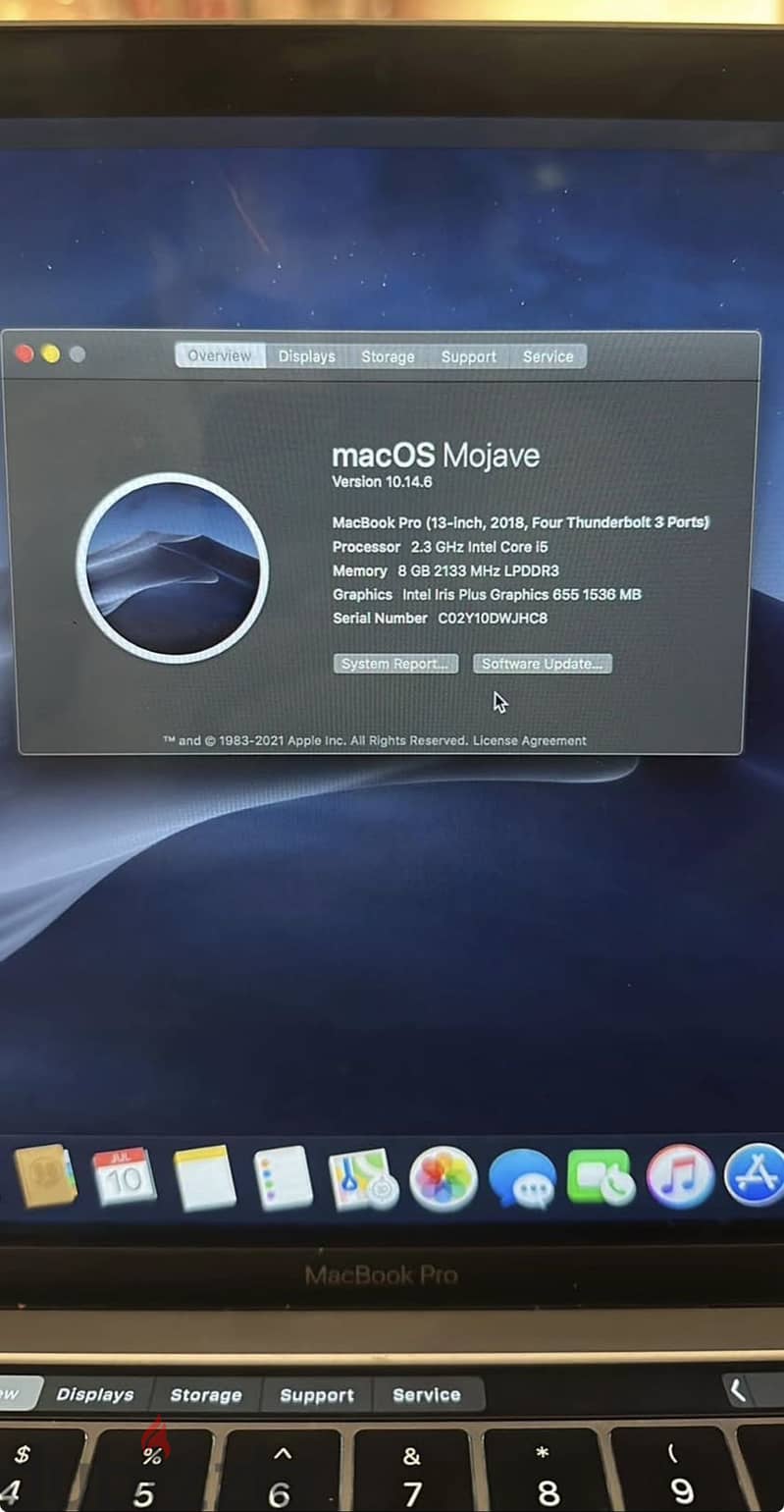 Macbook pro 2018 touch pad 1