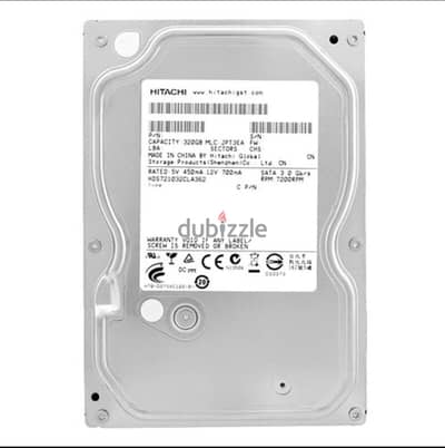 هاردين مجموع تيرا و ٣٢٠ جيجا hitachi و western digital